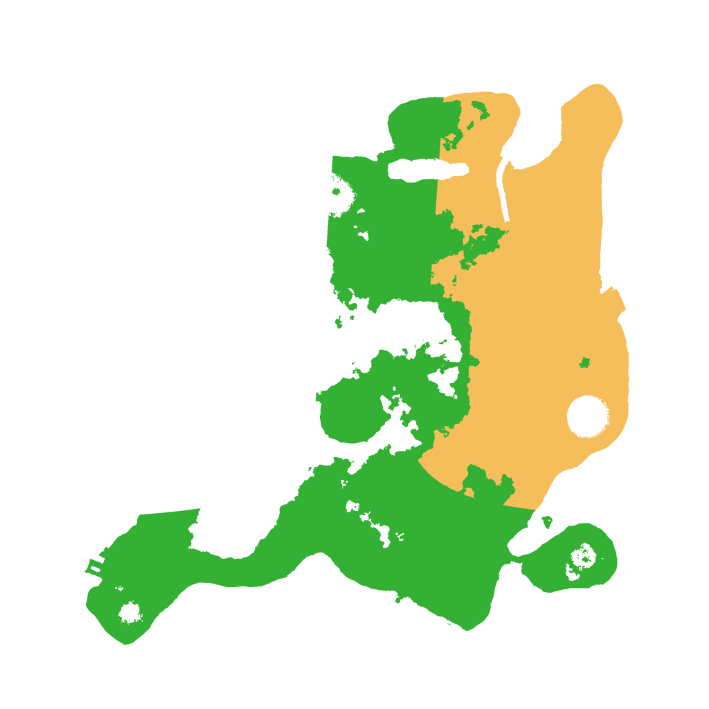 Biome Rust Map: Procedural Map, Size: 3000, Seed: 799234369