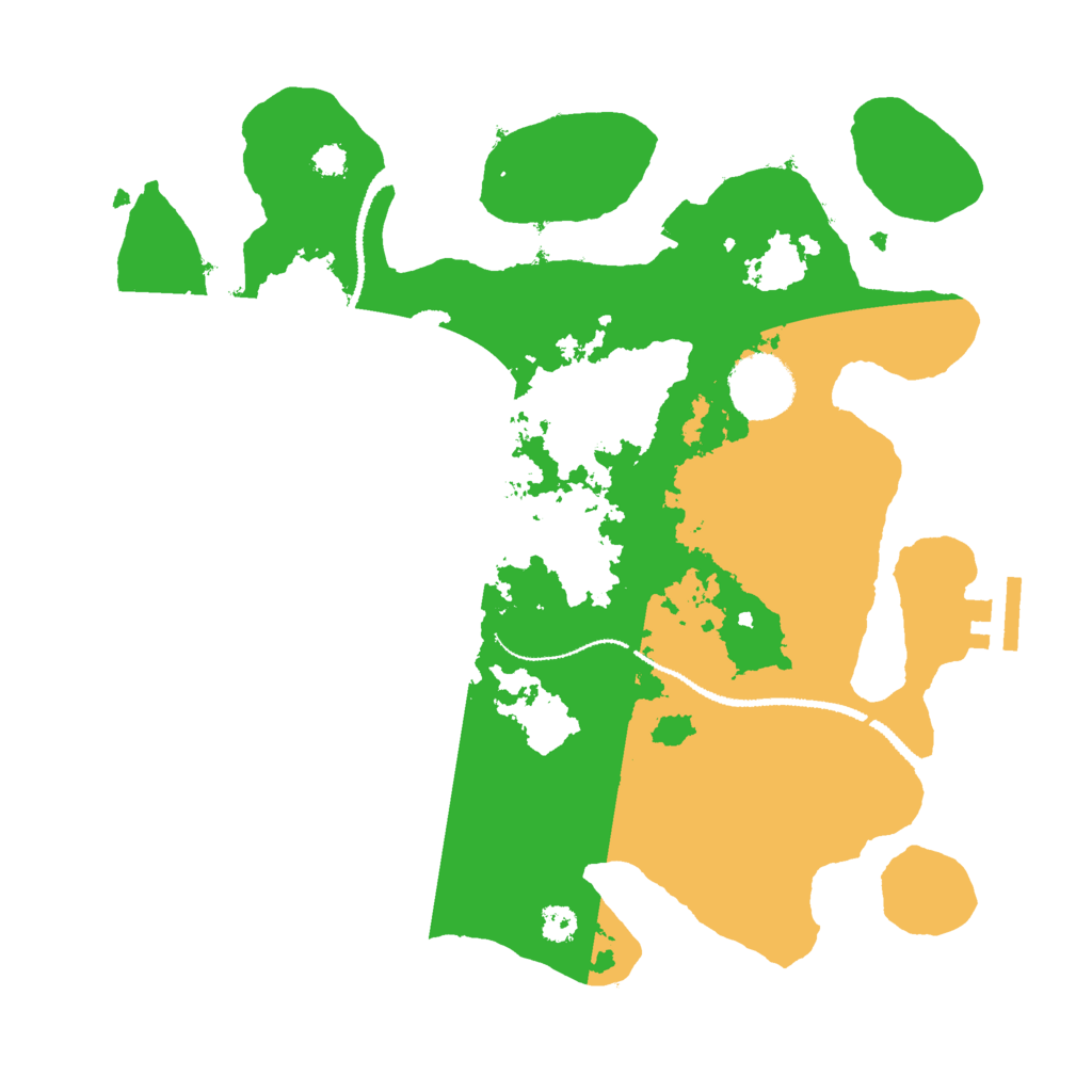 Biome Rust Map: Procedural Map, Size: 3000, Seed: 2030794085