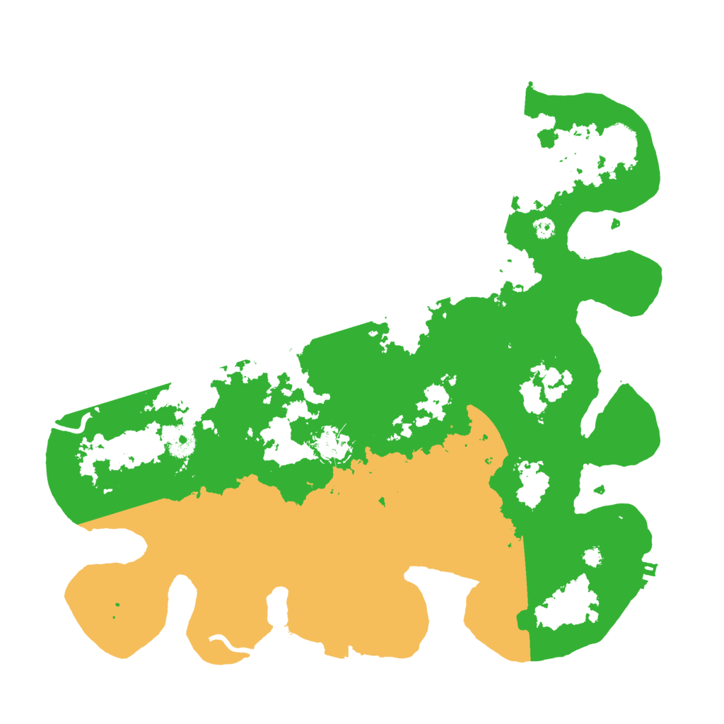 Biome Rust Map: Procedural Map, Size: 3500, Seed: 537573092