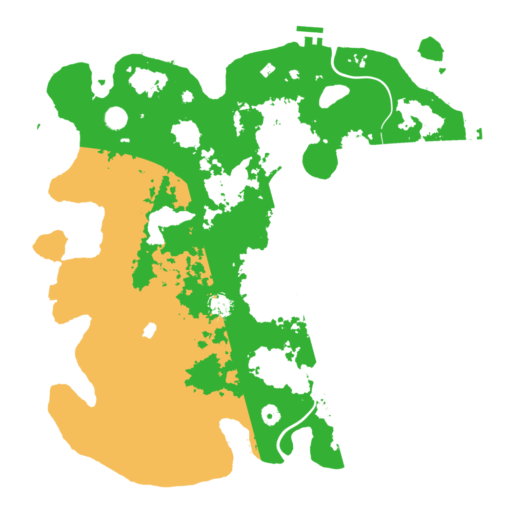 Biome Rust Map: Procedural Map, Size: 4000, Seed: 18370