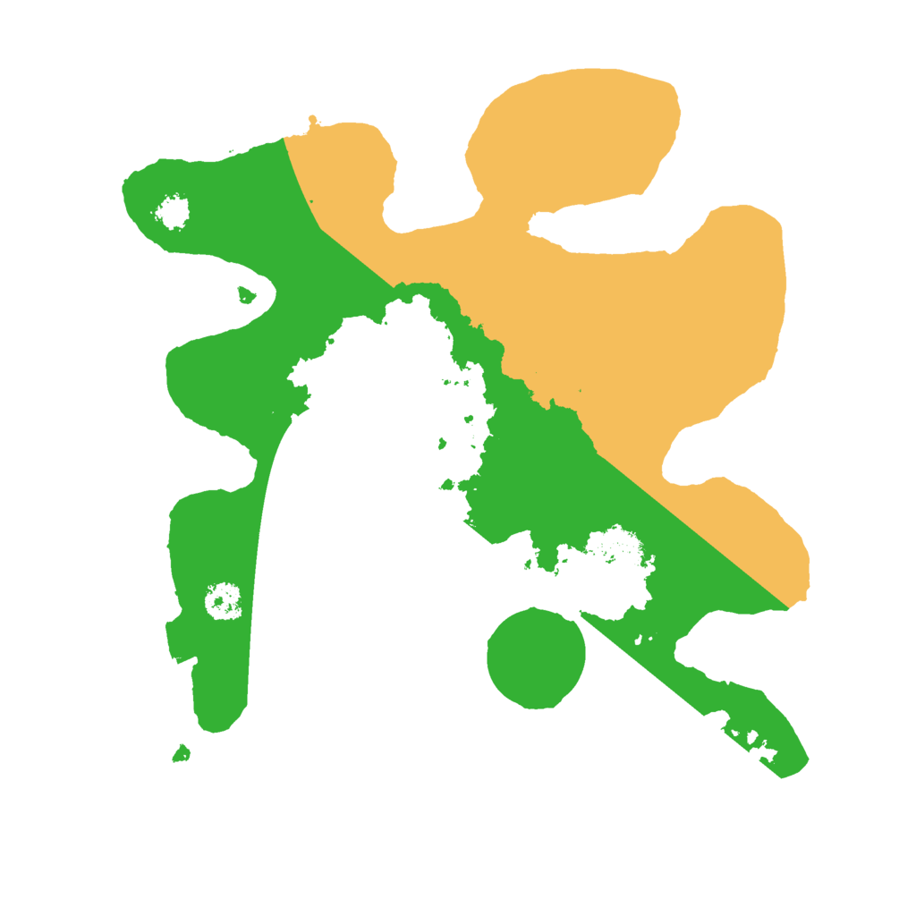 Biome Rust Map: Procedural Map, Size: 2500, Seed: 1764836658