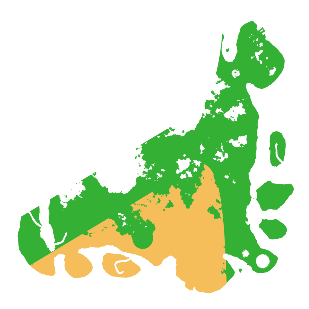 Biome Rust Map: Procedural Map, Size: 4000, Seed: 16297
