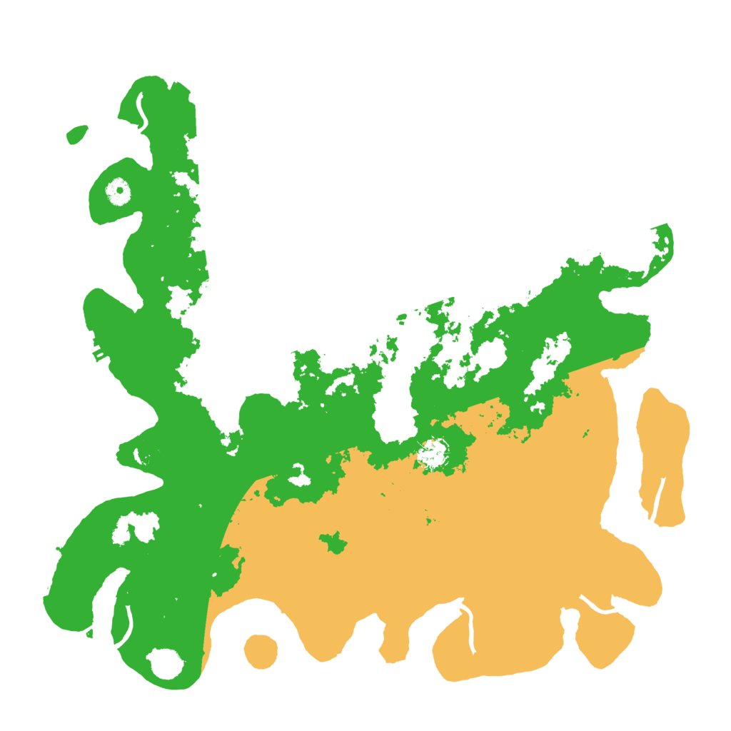 Biome Rust Map: Procedural Map, Size: 4300, Seed: 7000345