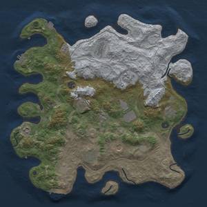 Thumbnail Rust Map: Procedural Map, Size: 4250, Seed: 1178735347, 19 Monuments