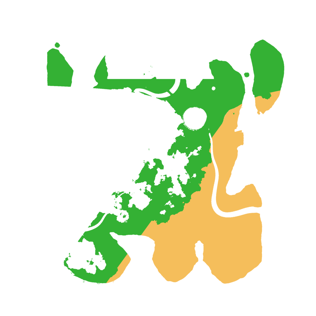 Biome Rust Map: Procedural Map, Size: 2500, Seed: 1113103221