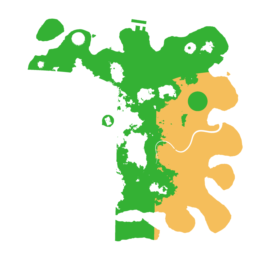 Biome Rust Map: Procedural Map, Size: 3500, Seed: 105662719