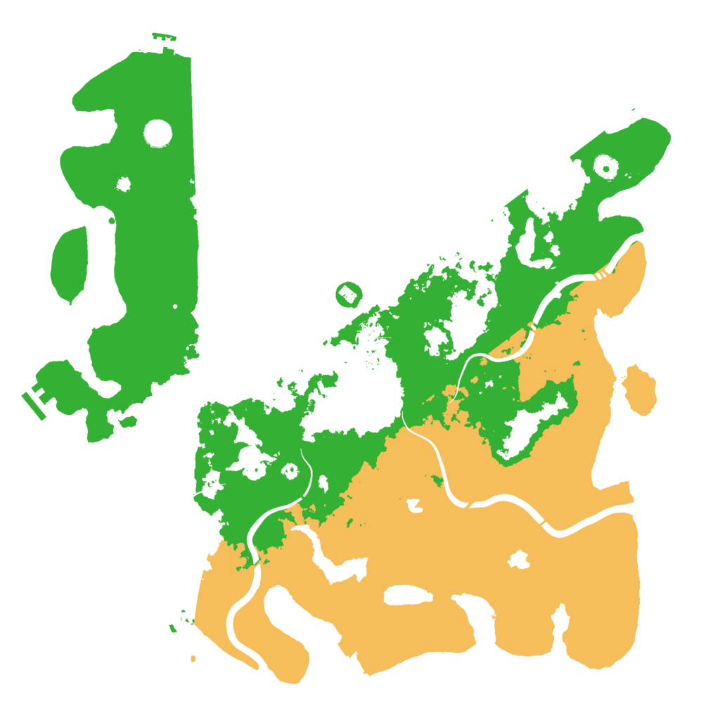 Biome Rust Map: Procedural Map, Size: 4500, Seed: 1591631144