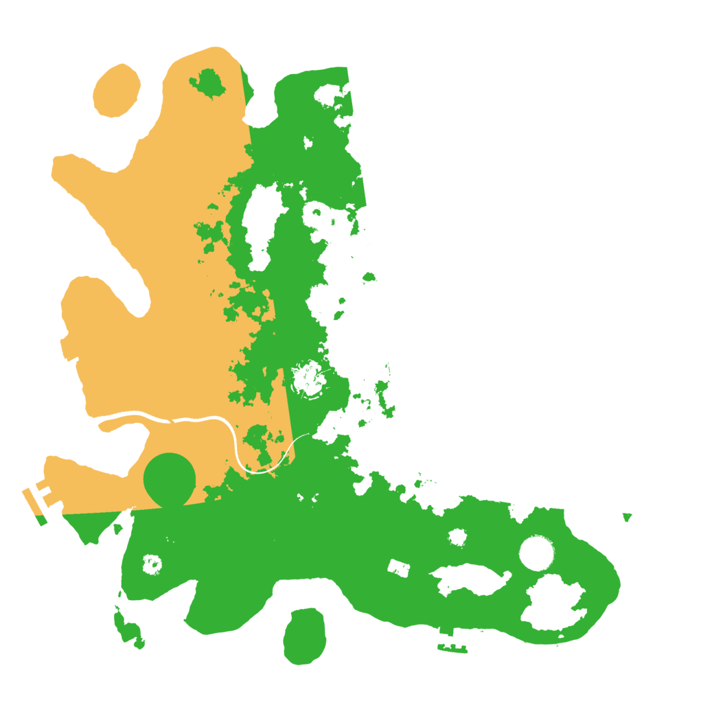 Biome Rust Map: Procedural Map, Size: 3550, Seed: 1983528886