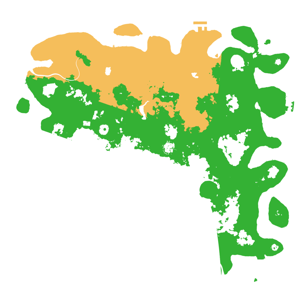 Biome Rust Map: Procedural Map, Size: 4500, Seed: 532569152