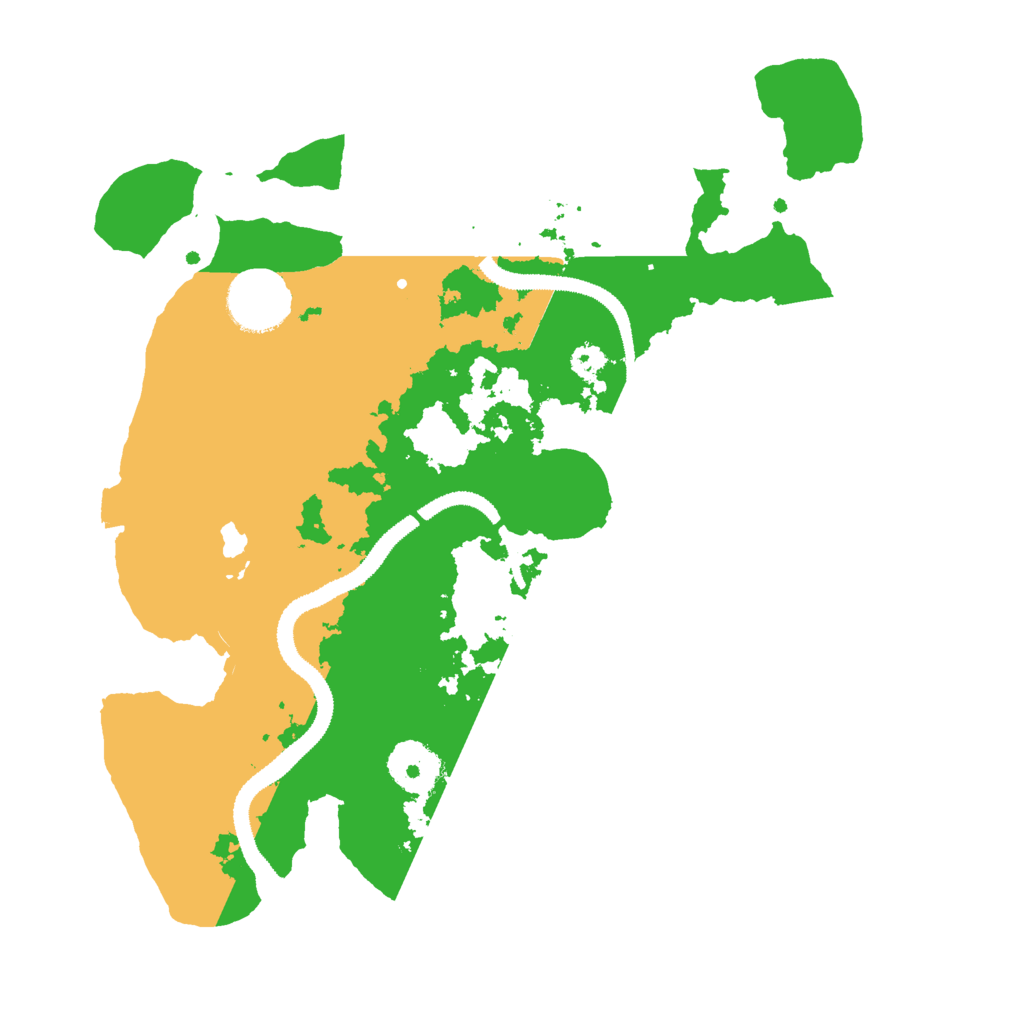 Biome Rust Map: Procedural Map, Size: 3000, Seed: 15767