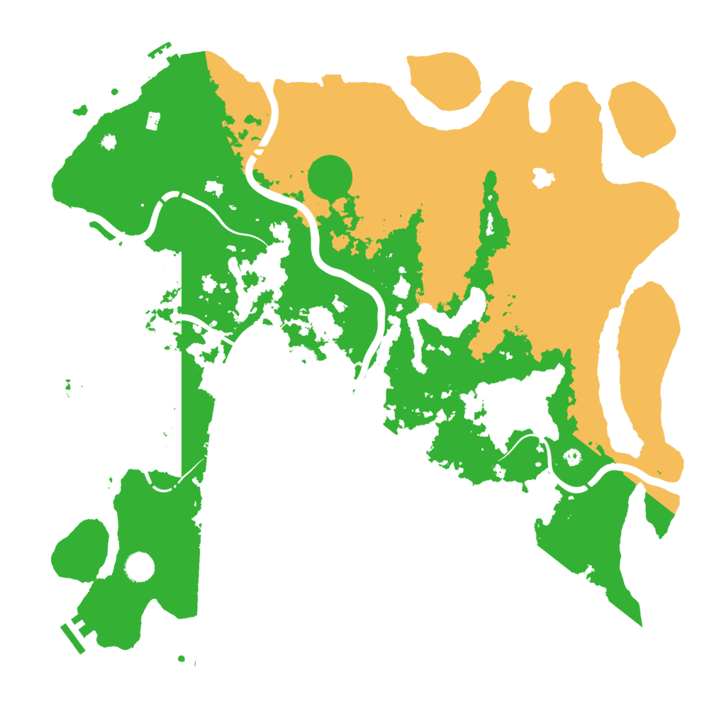 Biome Rust Map: Procedural Map, Size: 4300, Seed: 107124859
