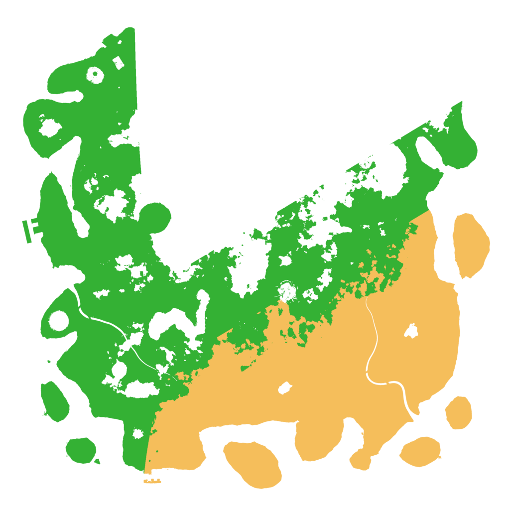 Biome Rust Map: Procedural Map, Size: 4500, Seed: 346046887