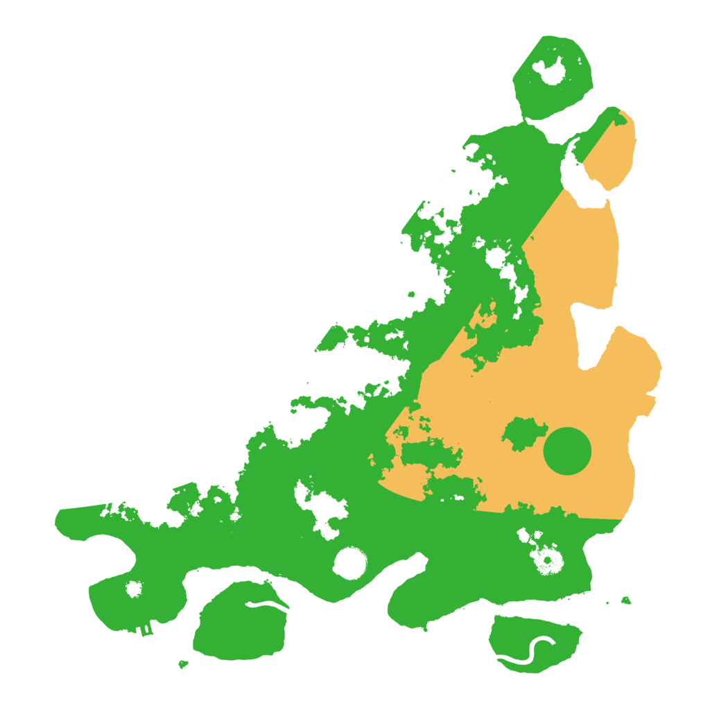 Biome Rust Map: Procedural Map, Size: 3900, Seed: 19427916