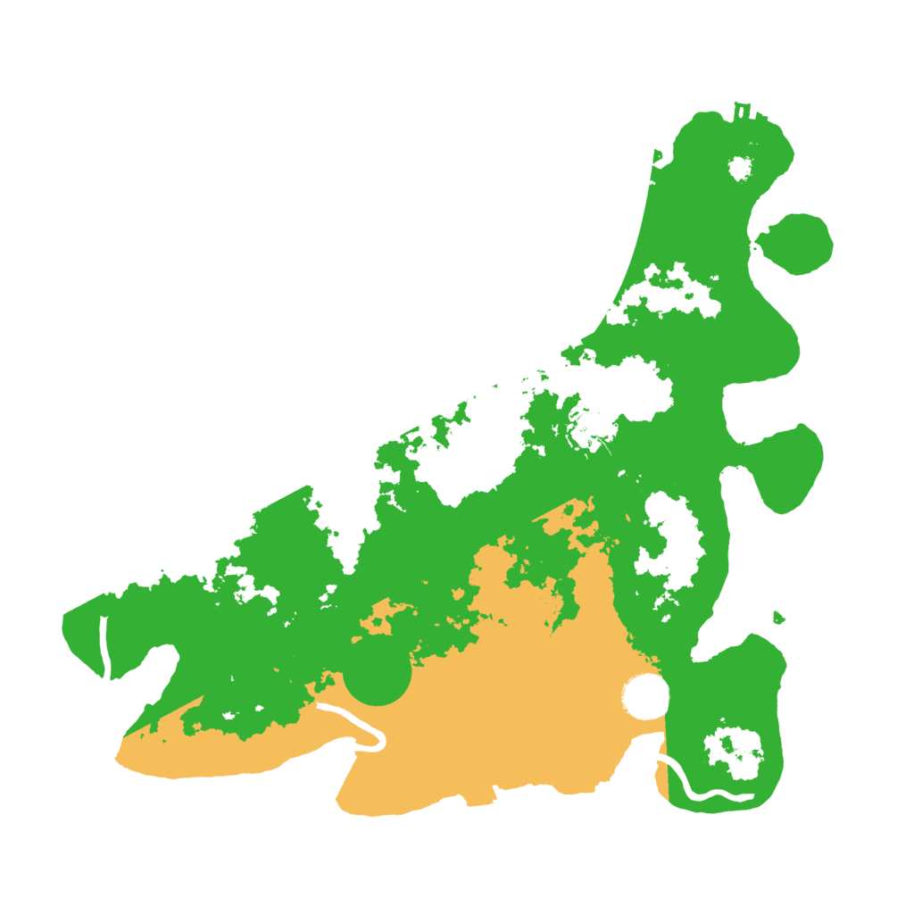 Biome Rust Map: Procedural Map, Size: 3500, Seed: 978504172