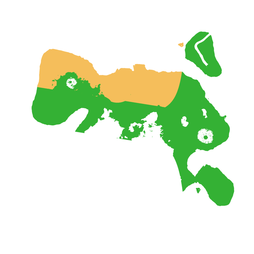 Biome Rust Map: Procedural Map, Size: 2500, Seed: 1311905017