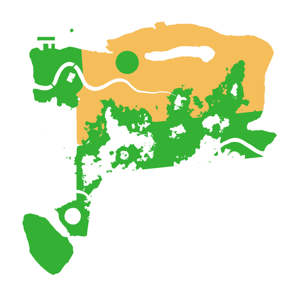 Biome Rust Map: Procedural Map, Size: 3500, Seed: 1310903628