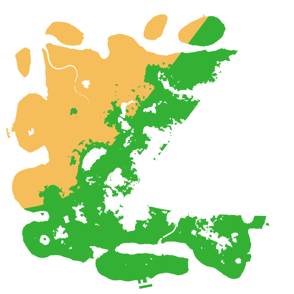 Biome Rust Map: Procedural Map, Size: 4500, Seed: 1672769435