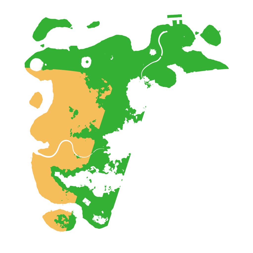 Biome Rust Map: Procedural Map, Size: 3500, Seed: 1912889664