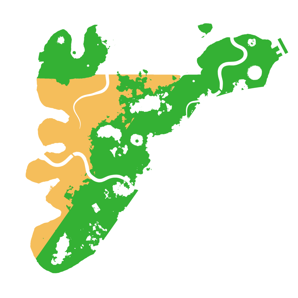 Biome Rust Map: Procedural Map, Size: 3650, Seed: 76607008