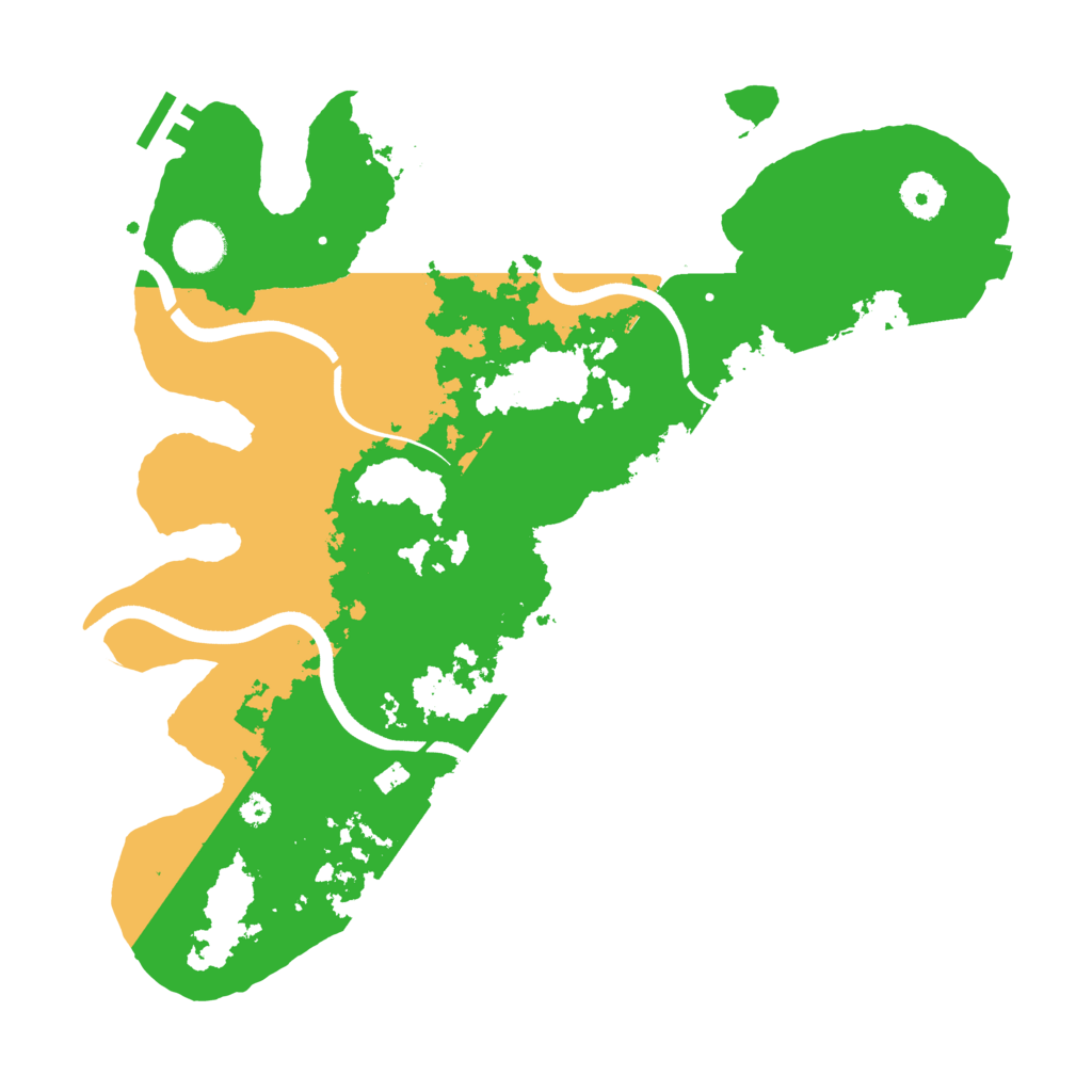 Biome Rust Map: Procedural Map, Size: 3650, Seed: 76607008