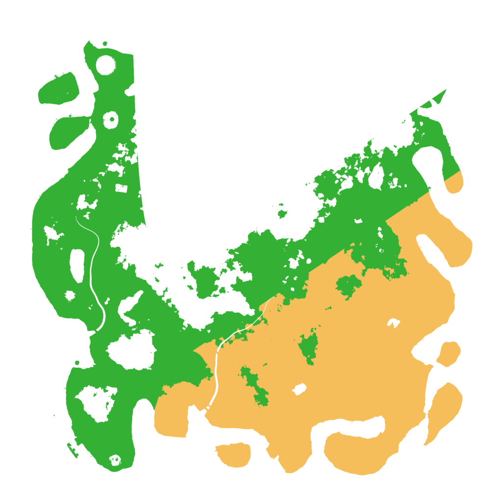 Biome Rust Map: Procedural Map, Size: 4500, Seed: 55786120