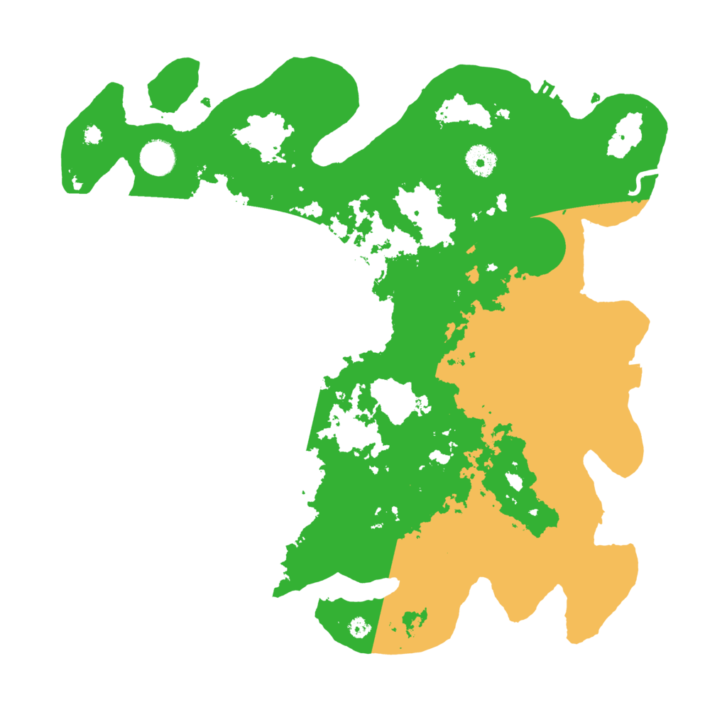 Biome Rust Map: Procedural Map, Size: 3600, Seed: 1798845689