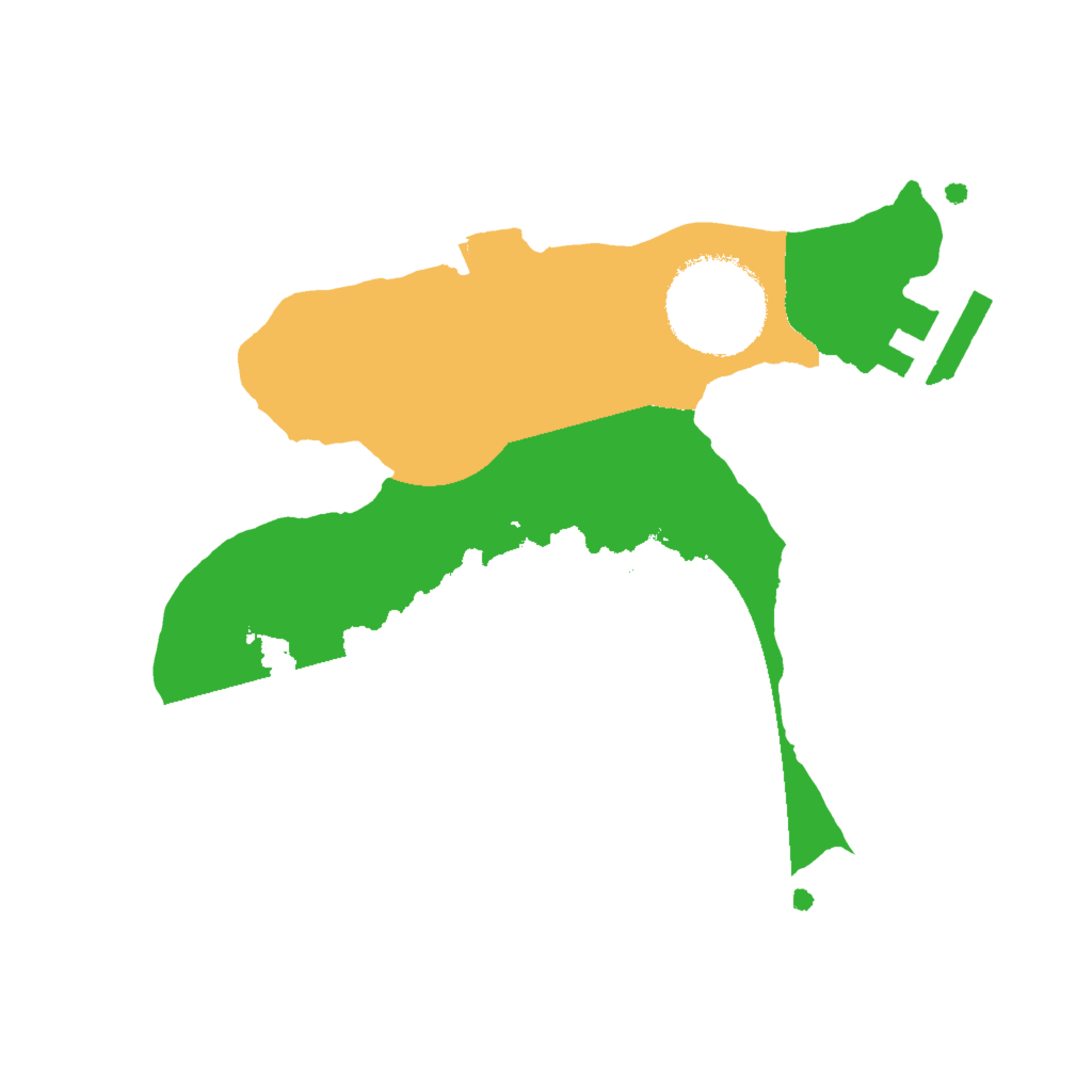Biome Rust Map: Procedural Map, Size: 2000, Seed: 1445639831