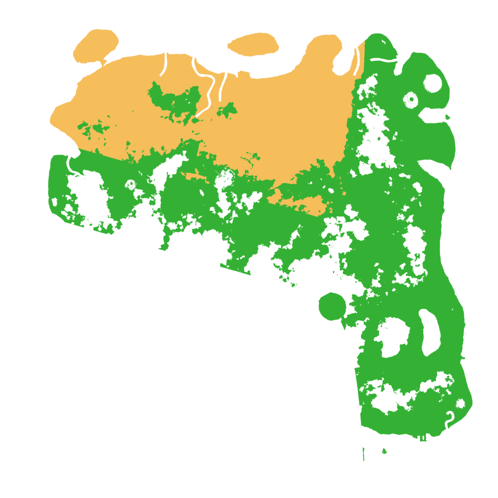 Biome Rust Map: Procedural Map, Size: 4850, Seed: 2147483647