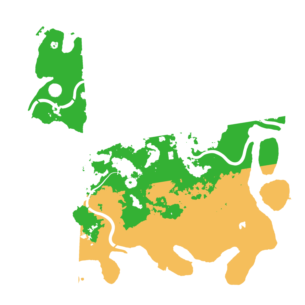 Biome Rust Map: Procedural Map, Size: 4096, Seed: 10000