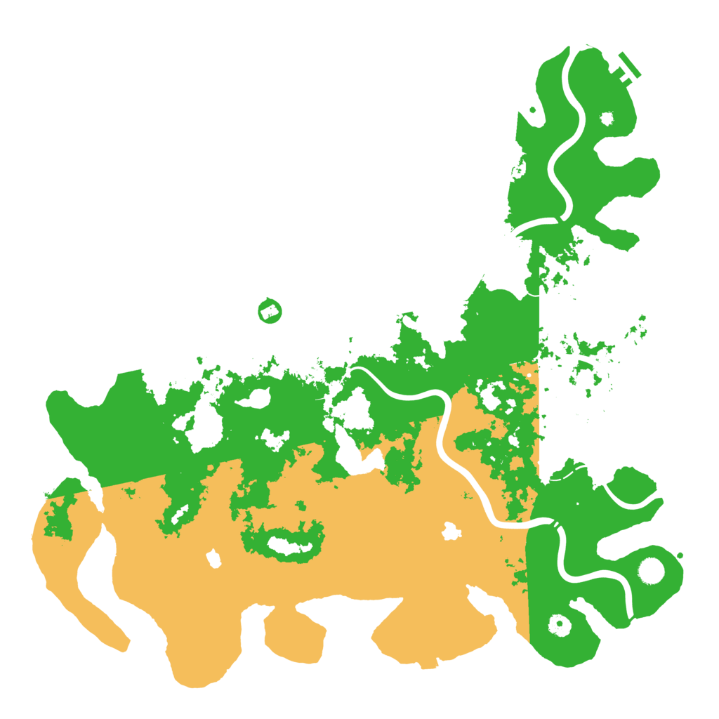 Biome Rust Map: Procedural Map, Size: 4800, Seed: 1095328636