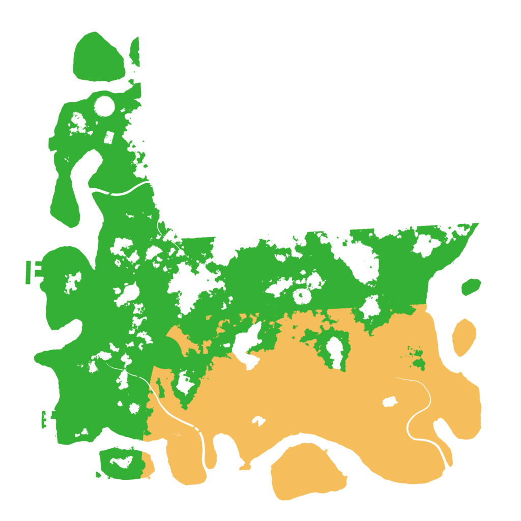 Biome Rust Map: Procedural Map, Size: 4500, Seed: 3224423