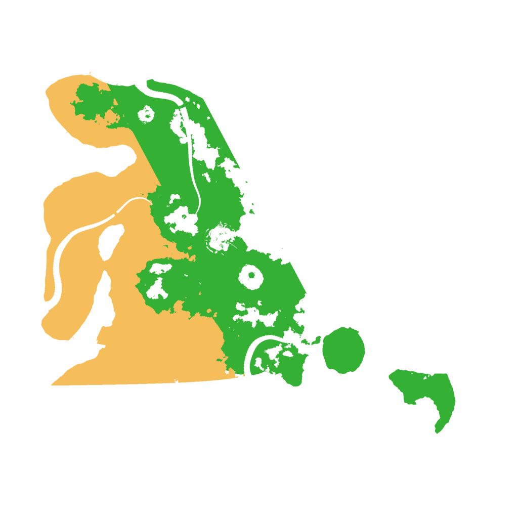 Biome Rust Map: Procedural Map, Size: 3250, Seed: 841600307