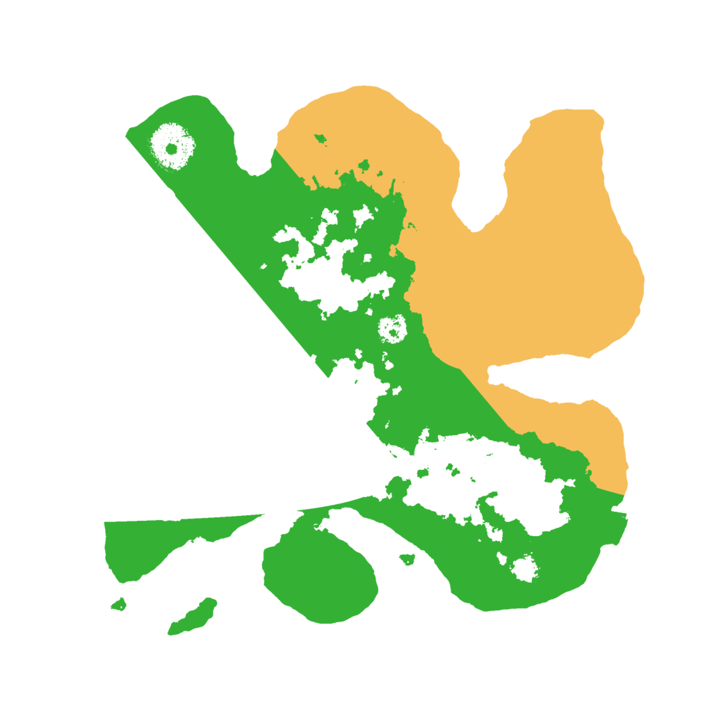 Biome Rust Map: Procedural Map, Size: 2500, Seed: 1742927937