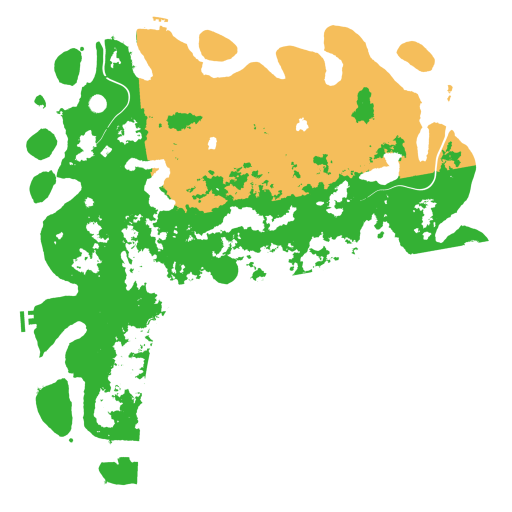 Biome Rust Map: Procedural Map, Size: 5000, Seed: 423