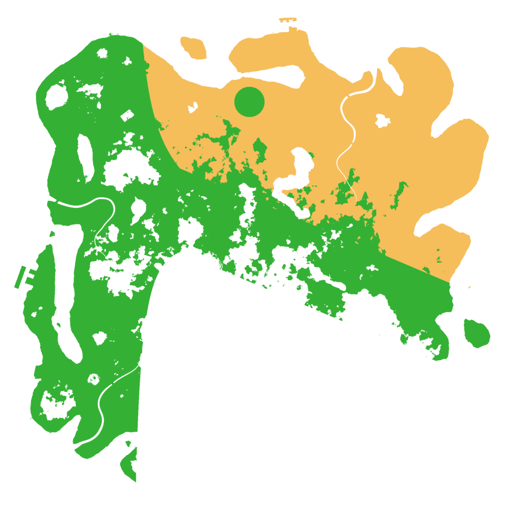 Biome Rust Map: Procedural Map, Size: 4500, Seed: 803