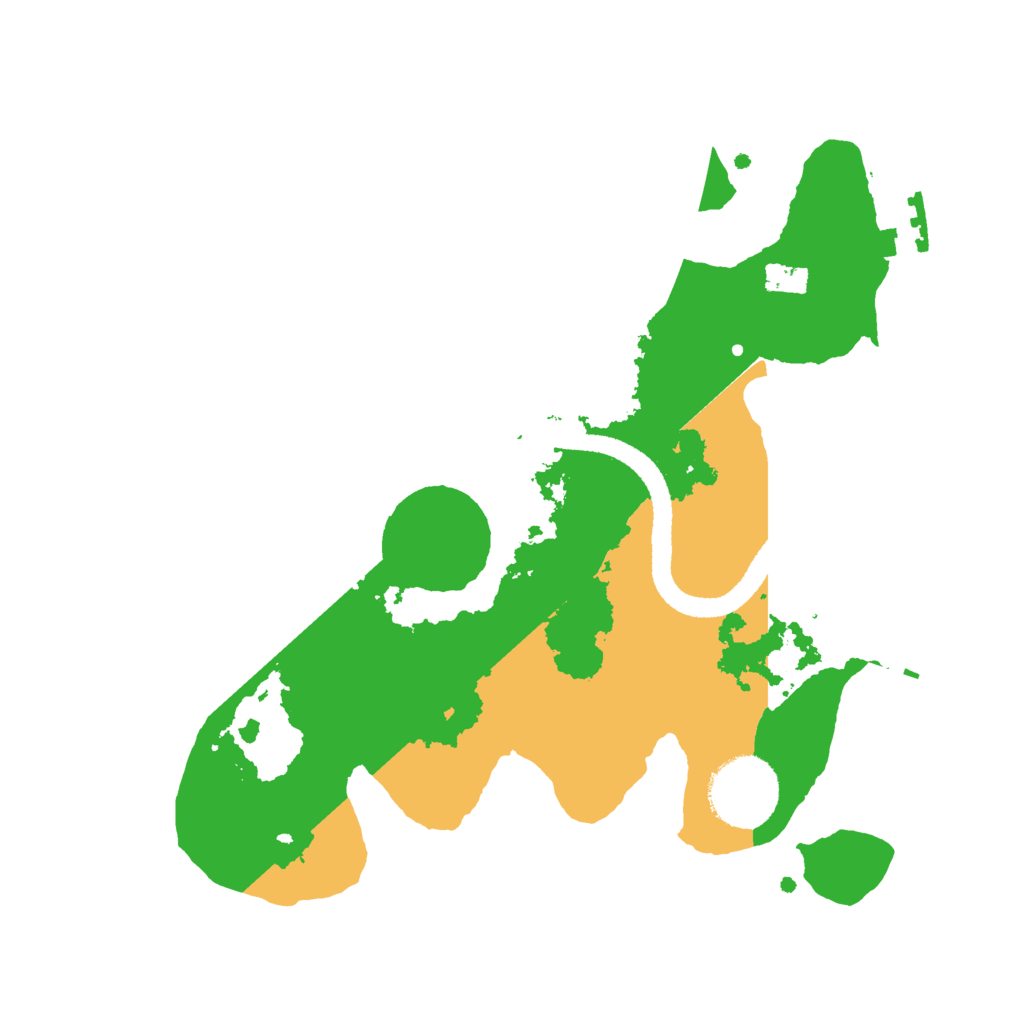 Biome Rust Map: Procedural Map, Size: 2600, Seed: 46816782