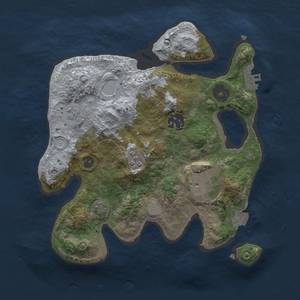 Thumbnail Rust Map: Procedural Map, Size: 2600, Seed: 46816782, 9 Monuments