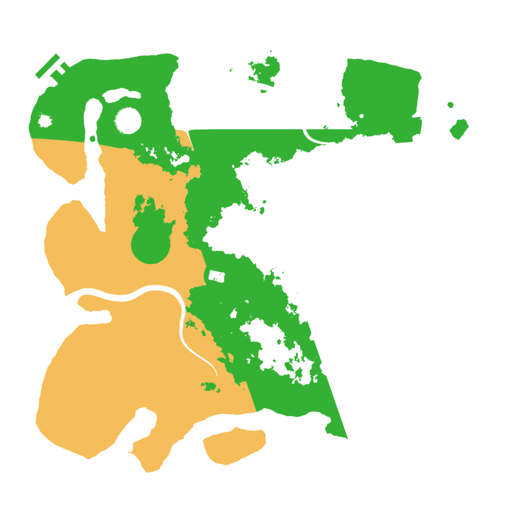 Biome Rust Map: Procedural Map, Size: 3500, Seed: 367542944