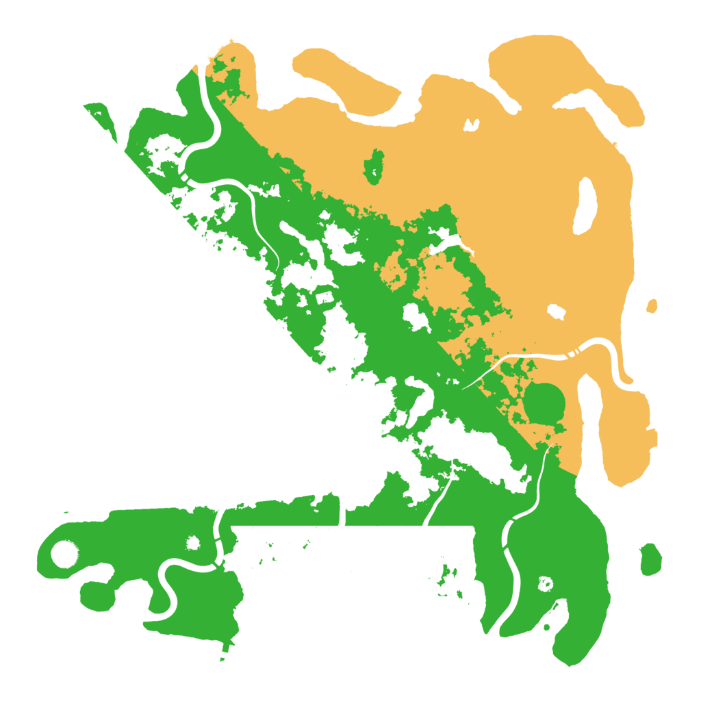 Biome Rust Map: Procedural Map, Size: 4500, Seed: 88923159