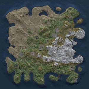 Thumbnail Rust Map: Procedural Map, Size: 4250, Seed: 820111044, 19 Monuments