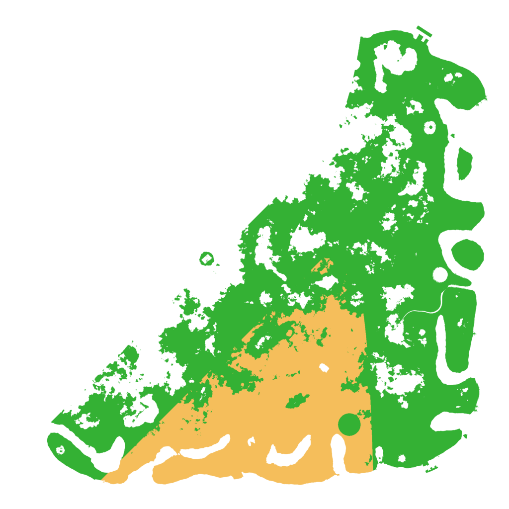 Biome Rust Map: Procedural Map, Size: 6000, Seed: 2097604480