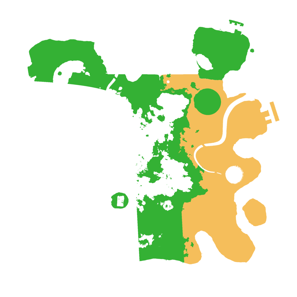 Biome Rust Map: Procedural Map, Size: 3000, Seed: 1401477339