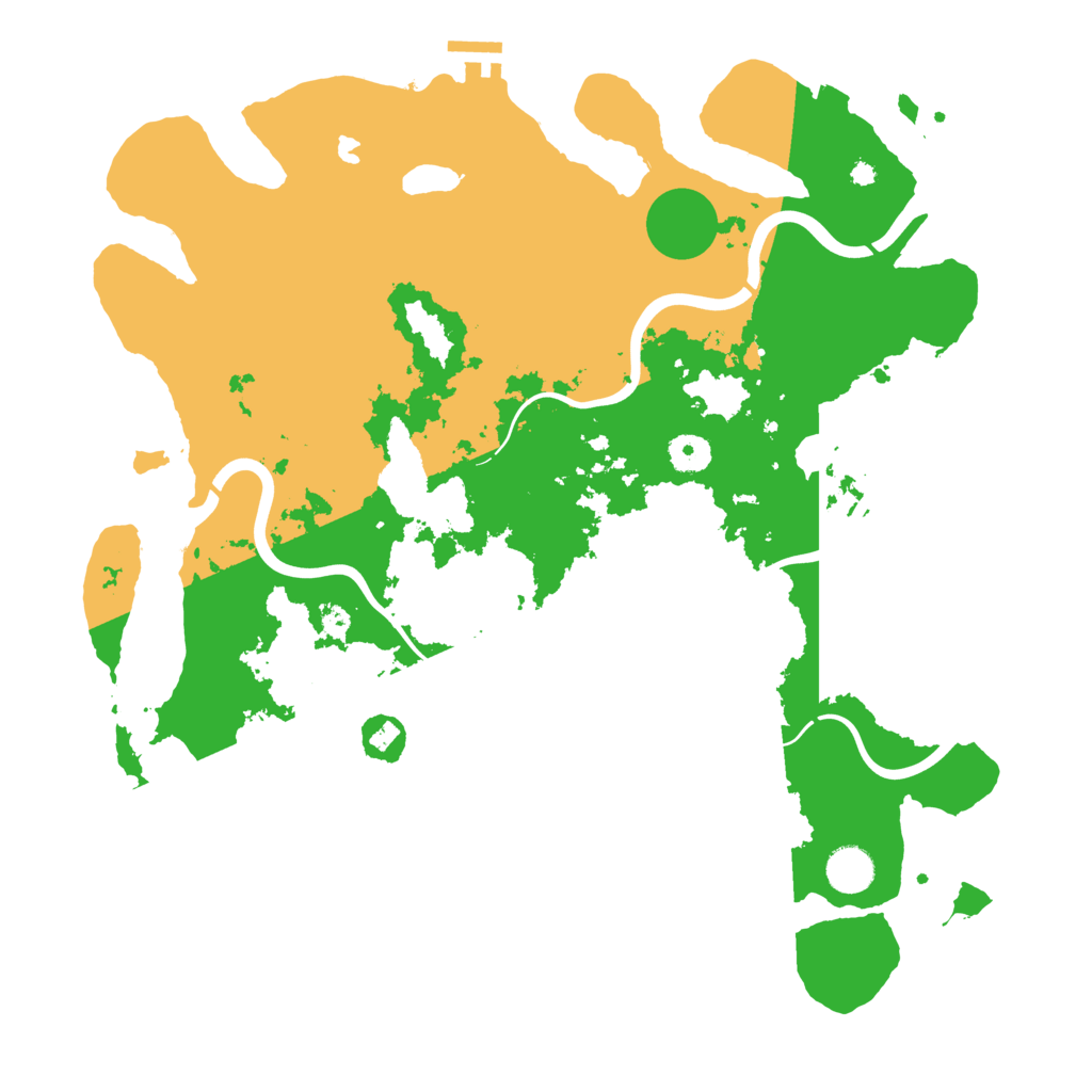 Biome Rust Map: Procedural Map, Size: 4050, Seed: 1965600003