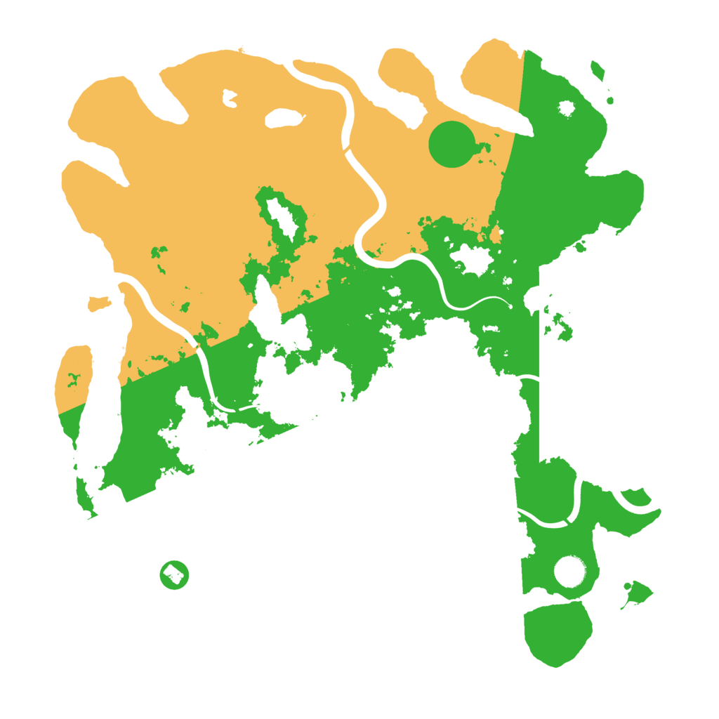 Biome Rust Map: Procedural Map, Size: 4050, Seed: 1965600003