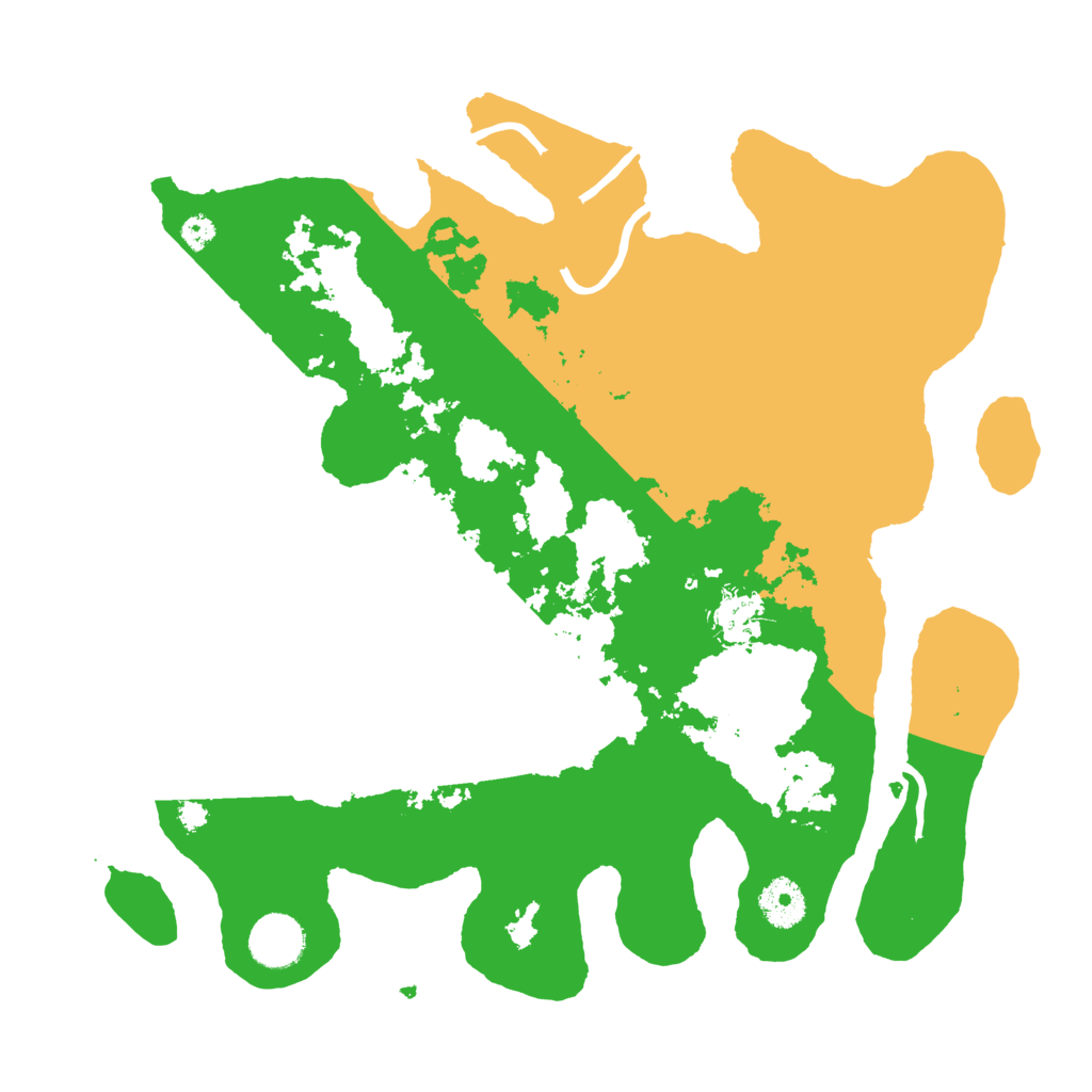 Biome Rust Map: Procedural Map, Size: 3500, Seed: 1353757452