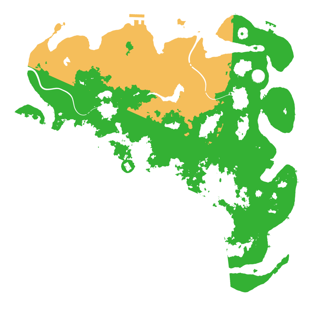 Biome Rust Map: Procedural Map, Size: 4250, Seed: 1996360174