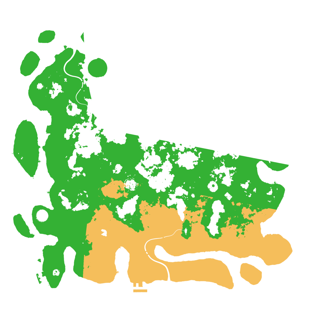 Biome Rust Map: Procedural Map, Size: 4500, Seed: 8676961