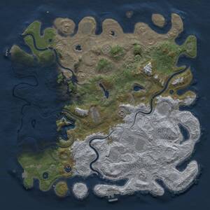 Thumbnail Rust Map: Procedural Map, Size: 4800, Seed: 347020524, 17 Monuments
