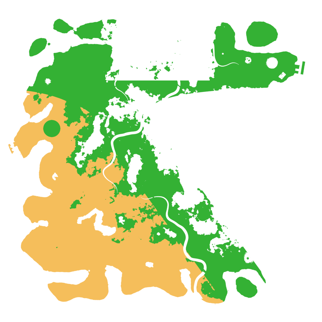 Biome Rust Map: Procedural Map, Size: 5000, Seed: 108