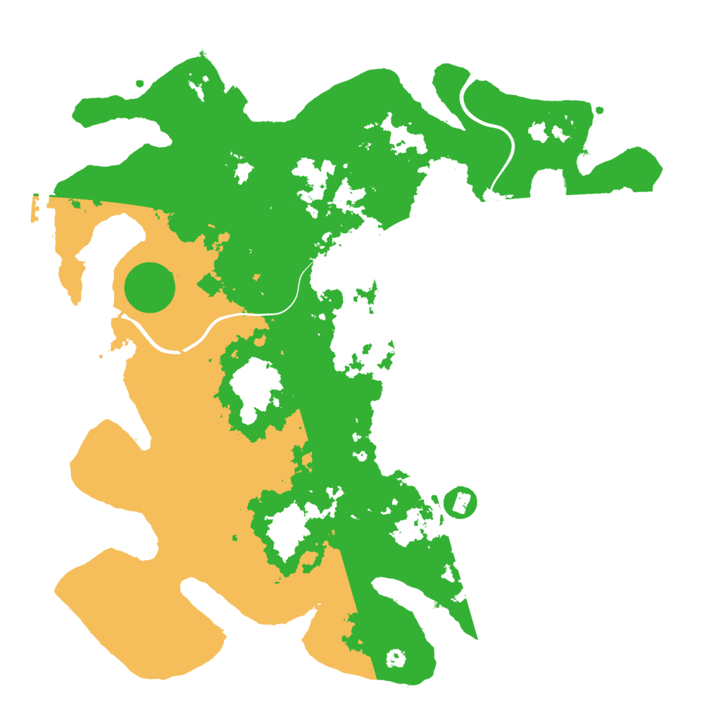 Biome Rust Map: Procedural Map, Size: 3750, Seed: 1038840116